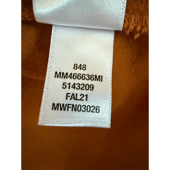 Melrose and Market Solid Button Collared Shacket Women’s Size XXS Rust Leather - Picture 8 of 8